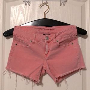 American Eagle Salmon Jean Shorts
